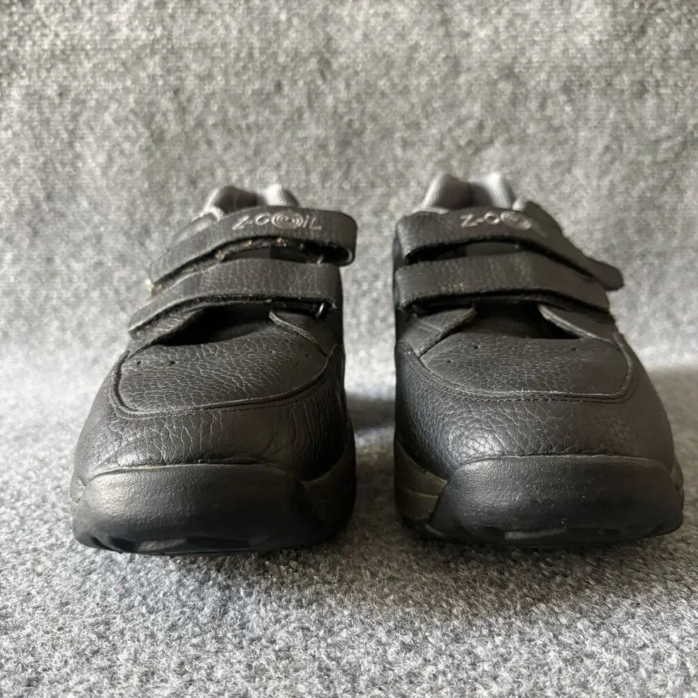 Z-Coil Men's Size 10 Legend Orthopedic Comfort Black Leather Spring Heel Shoes
